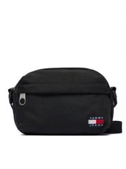 Tommy Jeans Torebka Tjw Ess Daily Crossover AW0AW17286 Czarny. Czarne listonoszki damskie Tommy Jeans, bez wzorów, z jeansu, bez dodatków. Za 259.99 zł.