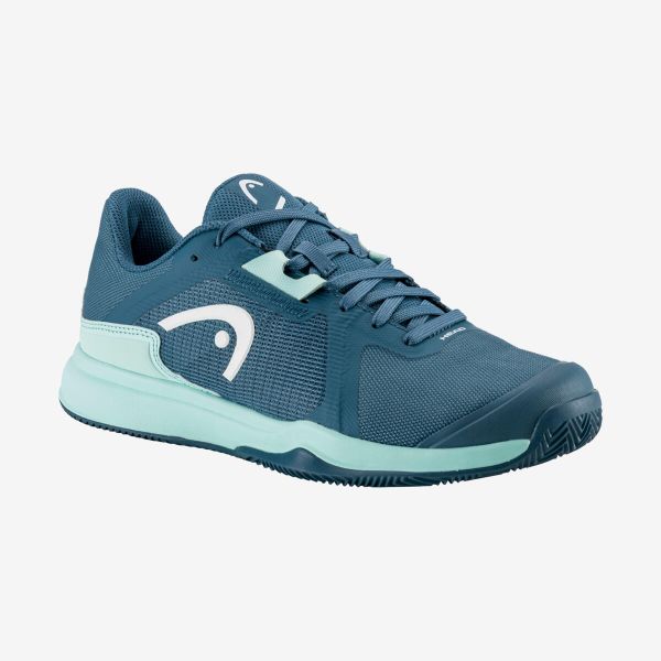 Buty do tenisa damskie Sprint Team 3.5 Clay HEAD. Niebieskie obuwie sportowe damskie Head, bez wzorów, z materiału, do biegania. Za 468.10 zł.