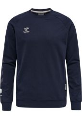 Bluza piłkarska męska Hummel Move Grid bawełniana. Szare bluzy męskie Hummel, m, bez wzorów, z bawełny, bez kaptura. Za 218.45 zł.