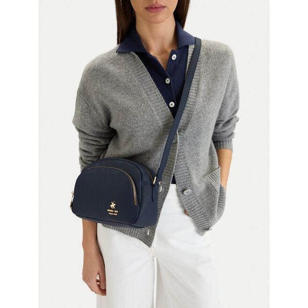 Torebka Beverly Hills Polo Club. Niebieskie listonoszki damskie Beverly Hills Polo Club, bez wzorów, bez dodatków. Za 179.99 zł.