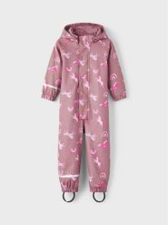 NAME IT Kombinezon zimowy 13218423 Różowy Regular Fit. Czerwone buty zimowe dziewczęce Name it, bez wzorów, z syntetyku, bez zapięcia. Za 299.99 zł.