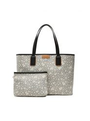 TOUS Torebka Capazo Xl. K Mini 2000899946 Beżowy. Brązowe torebki do ręki damskie tous, bez wzorów, ze skóry, bez dodatków. Za 829.99 zł.