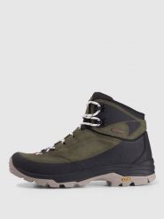 4F Wysokie buty trekkingowe HORIZON z membraną męskie - zielone 45. Zielone trekkingi męskie 4f, przed kolano. Za 599.99 zł.