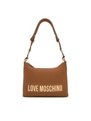 LOVE MOSCHINO Torebka JC4025PP1MKD0201 Brązowy. Brązowe torebki do ręki damskie Love Moschino, bez wzorów, ze skóry, bez dodatków. Za 599.99 zł.