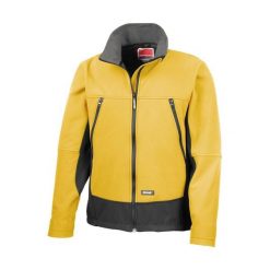 Kurtka turystyczna softshell Result Activity. Czarne kurtki męskie RESULT, m, bez wzorów, z elastanu, bez kaptura. Za 233.90 zł.