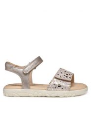 Geox Sandały J Haiti J028ZA 007NF C8W2U M Różowy. Czerwone sandały dziewczęce Geox, ze skóry, bez zapięcia. Za 139.99 zł.