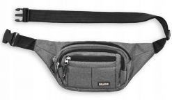 Męska Saszetka na Biodro (Nerka) - Pako Jeans - Szara. Szare saszetki męskie Pako Jeans, z jeansu, sportowe, małe. Za 39.00 zł.
