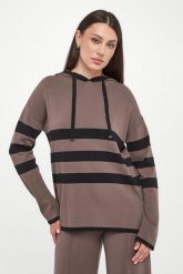 Sweter damski z kapturem JOSEPH RIBKOFF. Swetry damskie Joseph Ribkoff, xs, bez wzorów, bez kołnierzyka, bez ramiączek, z kapturem. Za 849.00 zł.