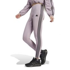 Legginsy fitness damskie ADIDAS. Białe legginsy damskie Adidas, s, bez wzorów, z bawełny, na fitness i siłownię. W wyprzedaży za 99.99 zł.
