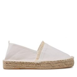 Espadryle Jenny Fairy. Białe espadryle damskie Jenny Fairy, bez wzorów, bez obcasa, bez zapięcia. Za 129.99 zł.