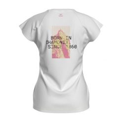 Koszulka wspinaczkowa damska Simond Vertika. Białe koszulki sportowe damskie SIMOND, l, bez wzorów, z bawełny, sportowe, bez kołnierzyka. Za 69.99 zł.