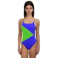 Turbo Damski Kostium Kąpielowy Island – Niebiesko-Zielony – Rozmiar 30. Niebieskie kostiumy jednoczęściowe damskie TURBO, s, bez wzorów, sportowe, do pływania. Za 1,145.84 zł.