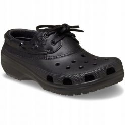 Crocs Męskie Półbuty Chodaki Lekkie Wygodne Classic Islander 46-47. Czarne półbuty na co dzień męskie Crocs, z materiału, casualowe, bez zapięcia. Za 299.99 zł.
