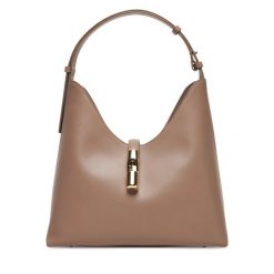 Torebka Furla. Brązowe torebki do ręki damskie Furla, bez wzorów, klasyczne, bez dodatków. Za 1,369.00 zł.