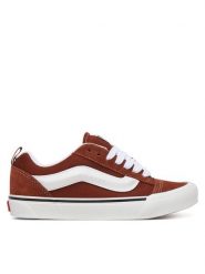 Vans Tenisówki Knu Skool VN000D22FSB1 Bordowy. Czerwone trampki i tenisówki damskie Vans, bez wzorów, ze skóry, bez zapięcia. Za 399.99 zł.