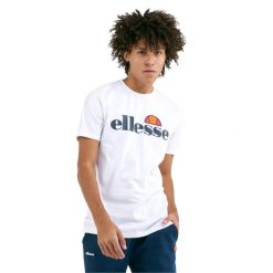 T-shirt Męski Sl Prado. Białe koszulki sportowe męskie Ellesse, m, bez wzorów, sportowe, bez kołnierzyka. Za 222.99 zł.