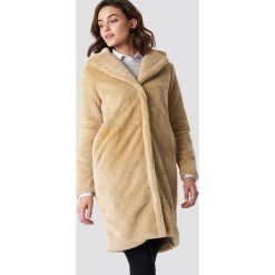 Moves Płaszcz Ranee - Beige. Brązowe płaszcze damskie Moves. Za 404.95 zł.