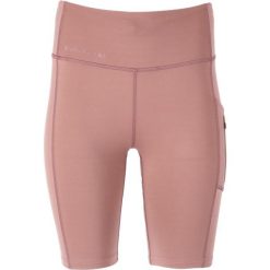 Spodenki treningowe damskie Endurance Thadea. Czerwone szorty sportowe damskie Endurance, bez wzorów, z elastanu, na fitness i siłownię. Za 219.99 zł.