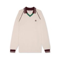 Sweter z dzianiny Fila Molinazzo Regular. Białe swetry przez głowę męskie Fila, na lato, l, bez wzorów, z dzianiny, bez kołnierzyka. Za 577.75 zł.