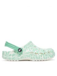 Crocs Klapki BAYA GRAPHIC CLOG 206230-3U3 Biały. Białe klapki damskie Crocs, bez wzorów, z tworzywa sztucznego, bez obcasa. Za 219.99 zł.