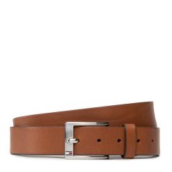 Pasek Męski Tommy Hilfiger. Brązowe paski damskie Tommy Hilfiger, bez wzorów. Za 229.99 zł.