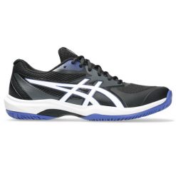 Buty do tenisa Asics Game FF. Białe buty sportowe męskie Asics, bez zapięcia, tenisowe. W wyprzedaży za 298.00 zł.