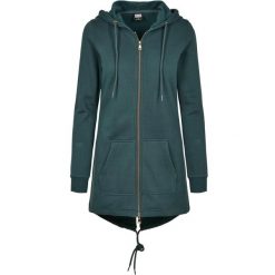 Parka Dresowa Dla Kobiet. Zielone kurtki damskie Urban Classics, xl, bez wzorów, z dresówki, sportowe, bez kaptura. Za 186.99 zł.