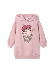 Mayoral Sukienka dzianinowa 4928 Różowy Regular Fit. Czerwone sukienki dla dziewczynek Mayoral, bez wzorów, z bawełny, bez ramiączek. Za 149.99 zł.