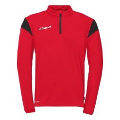 Bluza treningowa z zamkiem błyskawicznym 1/4 Uhlsport Squad 27. Białe bluzy sportowe męskie Uhlsport, bez wzorów, bez kaptura, do piłki nożnej. Za 194.00 zł.
