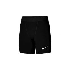 Spodenki krótkie damskie Nike DF Strike NP Short. Czarne szorty sportowe damskie Nike, bez wzorów, z elastanu, sportowe, na fitness i siłownię. Za 95.99 zł.