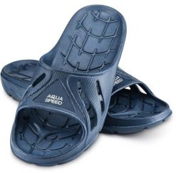 Klapki basenowe Aqua Speed Alabama. Niebieskie klapki męskie Aqua-Speed, z materiału. Za 59.90 zł.