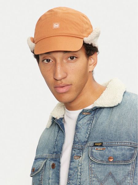 Buff Czapka z daszkiem Fall Line Cap Simu 134535.333.20 Brązowy. Brązowe rękawiczki męskie Buff, bez wzorów, z materiału. Za 159.99 zł.