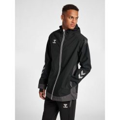 Kurtka Hummel hmlLEAD all weather. Czarne kurtki sportowe męskie Hummel, m, bez wzorów, na fitness i siłownię. W wyprzedaży za 226.50 zł.