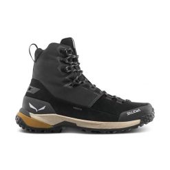 Buty trekkingowe Salewa Puez Winter Mid Ptx. Brązowe trekkingi męskie Salewa, na zimę, trekkingowe, primaloft. Za 908.50 zł.