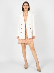 Silvian Heach Marynarka | GPP23473GC | Kobieta | Biały. Białe żakiety damskie Silvian Heach, bez wzorów, z elastanu. W wyprzedaży za 459.00 zł.