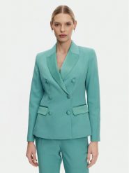 Artigli Marynarka ACGI000772 Turkusowy Regular Fit. Niebieskie żakiety damskie Artigli, bez wzorów, z syntetyku. Za 569.99 zł.