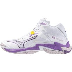 Buty do siatkówki Kobieta Mizuno Wave Lightning Z8 biały. Białe obuwie sportowe damskie Mizuno, bez wzorów, do siatkówki, mizuno wave. W wyprzedaży za 594.00 zł.