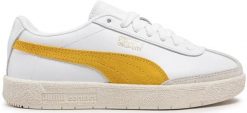 Buty damskie PUMA Oslo City. Białe obuwie sportowe damskie Puma, bez wzorów, z materiału, do biegania. Za 272.38 zł.