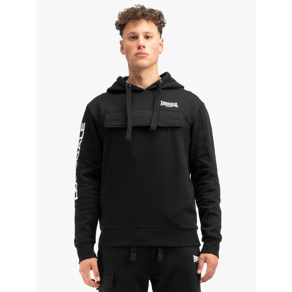 Bluza z kapturem o regularnym kroju Lonsdale Rushen. Białe bluzy męskie Lonsdale, bez wzorów, z kapturem. W wyprzedaży za 242.10 zł.