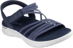 Skechers damskie sandały 141473 NVY 40. Sandały damskie Skechers, bez wzorów, bez obcasa, bez zapięcia. Za 274.99 zł.