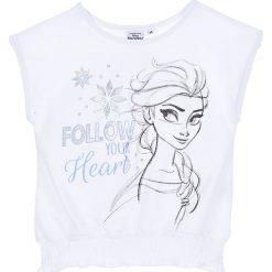 Koszulka w kolorze białym. T-shirty i topy dla dziewczynek marki Disney & Co for Kids. W wyprzedaży za 32.95 zł.