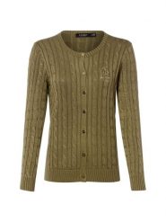 Lauren Ralph Lauren Kardigan Kobiety Bawełna zielony, XL. Zielone kardigany damskie Lauren Ralph Lauren, xl, bez wzorów, z bawełny, eleganckie. Za 949.95 zł.