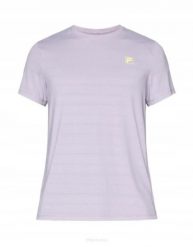 Koszulka tenisowa Fila T-shirt Titus. Fioletowe koszulki sportowe męskie Fila, l, bez wzorów, z elastanu, eleganckie, bez kołnierzyka. Za 195.99 zł.