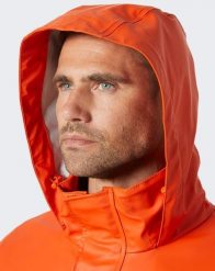 Kurtka przeciwdeszczowa Helly Hansen Gale Orange. Pomarańczowe kurtki męskie Mac in Sac, m, bez wzorów, bez kaptura. Za 404.61 zł.