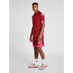 Polo Hummel Lead Functional. Czerwone koszulki sportowe męskie Hummel, m, bez wzorów, bez kołnierzyka, bez ramiączek. Za 182.75 zł.