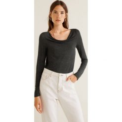 Mango - Bluzka Reswan. Szare bluzki damskie Mango, z dzianiny, casualowe. Za 59.90 zł.