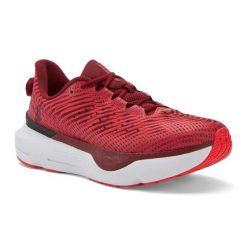 Buty do biegania męskie Under Armour Infinite Pro. Czerwone buty sportowe męskie Under Armour, bez zapięcia, do biegania. Za 469.99 zł.