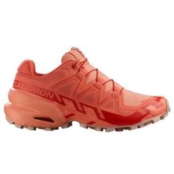 Buty do biegania damskie Salomon Speedcross 6. Brązowe obuwie sportowe damskie Salomon, bez wzorów, z materiału, do biegania, salomon speedcross. Za 667.20 zł.