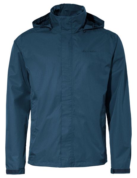 Kurtka Hardshell M Escape Light Jacket. Niebieskie kurtki męskie Vaude, m, bez wzorów, z hardshellu, retro, bez kaptura. Za 519.30 zł.