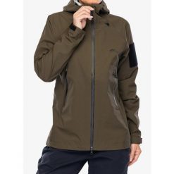 Kurtka przeciwdeszczowa damska Helikon-Tex Squall Hardshell. Zielone kurtki damskie HELIKON-TEX, bez wzorów, z hardshellu, bez kaptura. Za 839.99 zł.